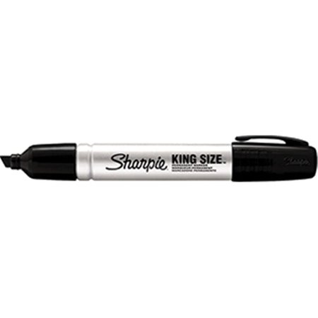 Sanford 15001 Sharpie King Size Chisel Tip Marker Black 071641150010